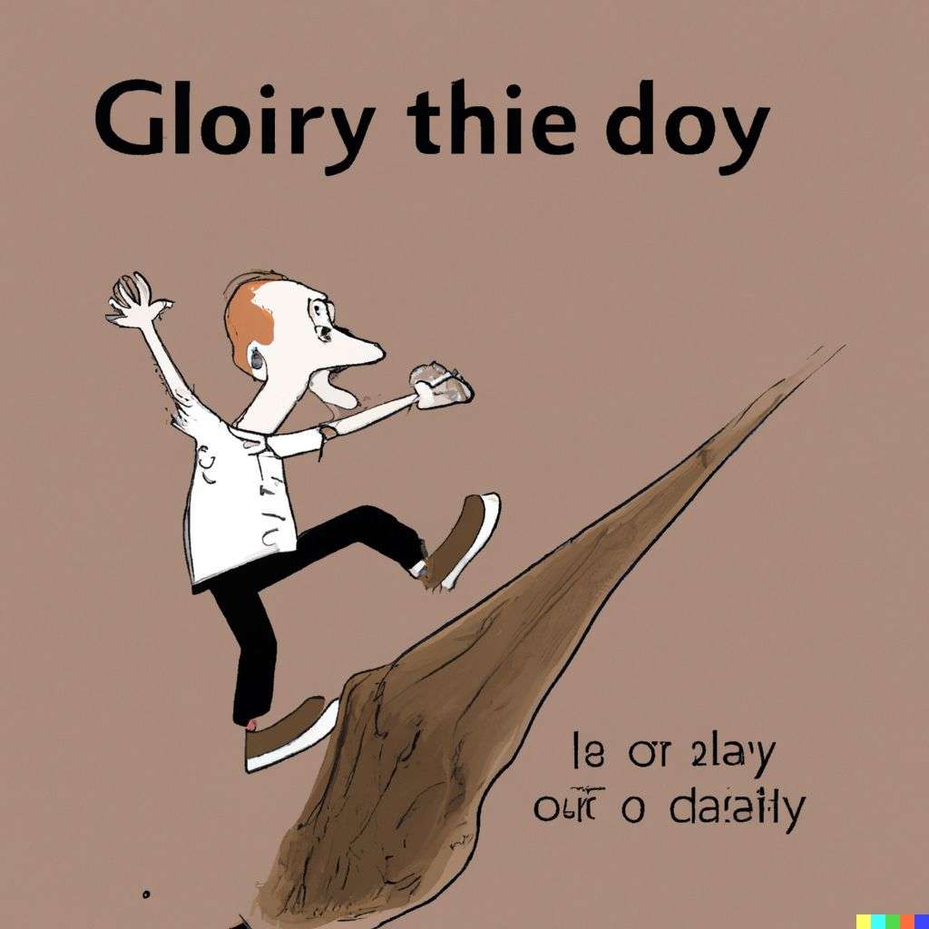 the discovery of gravity, cartoon